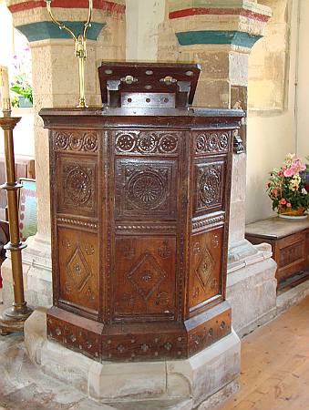 Mottistone - The Jacobean Pulpit